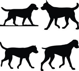 Dog Silhouettes Collection Perfect for Pet Designs and Logos