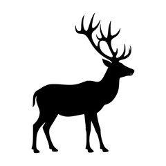 Obraz premium Elegant Deer vector logo 