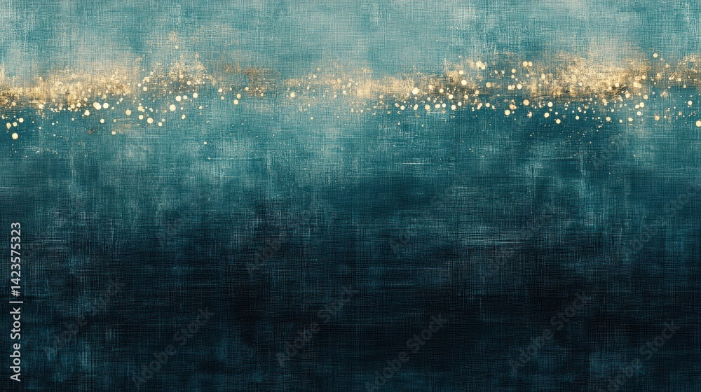 Canvas Prints canvas-textured wallpaper with soft bokeh and midnight tones