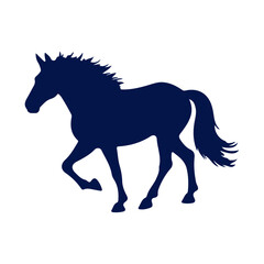 Minimalist Horse silhouette