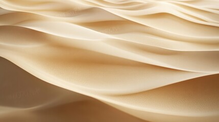 Fototapeta premium Warm golden sand wallpaper background with soft shadows