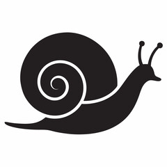 Sign snail. Snail symbol. Isolated