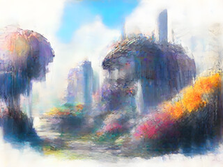 Old AI Image Generation - Artificial Intelligence Advancement Diffusion Models Steps