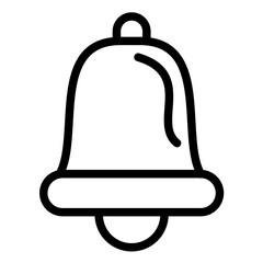 Ring Bell line icon style
