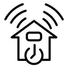Smart Home line icon style