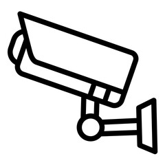 Cctv line icon style