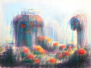 Old AI Image Generation - Artificial Intelligence Advancement Diffusion Models Steps