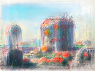 Old AI Image Generation - Artificial Intelligence Advancement Diffusion Models Steps