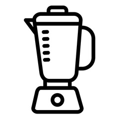 Blender line icon style