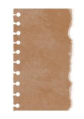 blank note paper, pieces of paper. old paper texture. Scrap book.