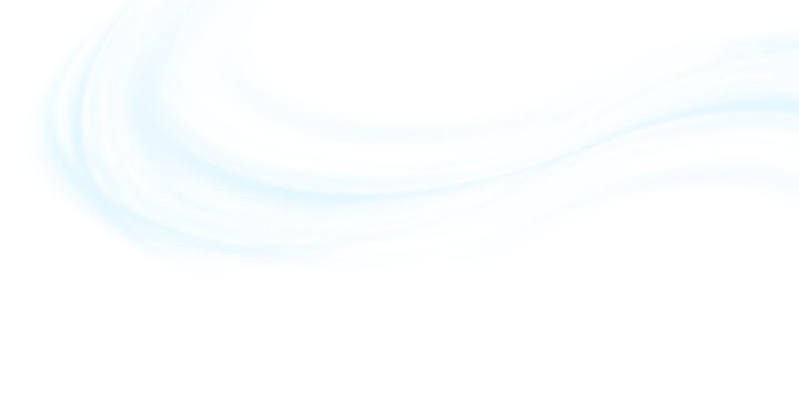 Air flow Isolated PNG and vector isolated. Effect of winter air and wind stream waves effect in blue color.