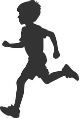 Creative design of child running sport