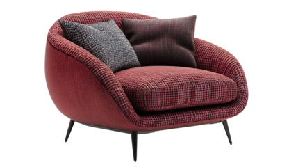 Armchair unit isolated on a white background