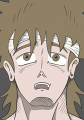 Man expression design