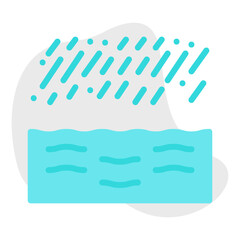 Water Flooding icon vector illustration