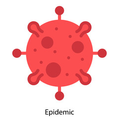 Epidemic icon vector illustration