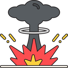 Blast icon vector illustration