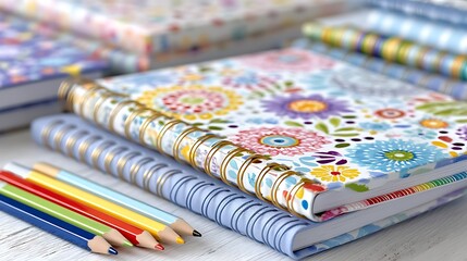 Colorful Pastel Themed Planner and Productivity Tools for Organization