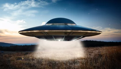 Poster ufo in space