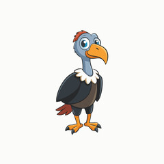 Fototapeta premium Eurasian griffon vulture vector design isolated on white background