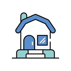 Cozy Cottage vector icon