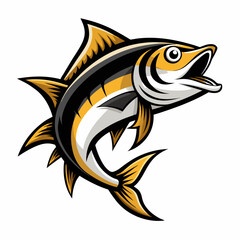 vector illustration of a fish