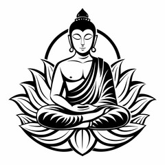 buddha statue silhouette