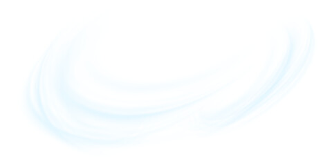Air flow Isolated PNG and vector isolated. Effect of winter air and wind stream waves effect in blue color.