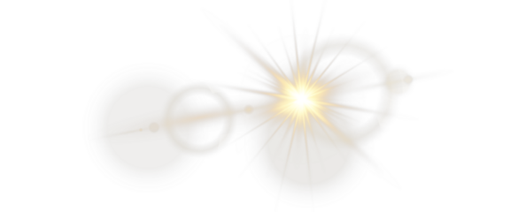 PNG sparkle effect in stadium spotlight with light abstract background beam and bokeh. Bright burst design for disco explosion festive flare flash futuristic glare glitter glow glowing yellow	
