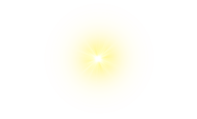 PNG sparkle effect in stadium spotlight with light abstract background beam and bokeh. Bright burst design for disco explosion festive flare flash futuristic glare glitter glow glowing yellow	
