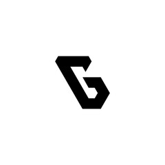 abstract G letter logo