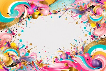 Fototapeta premium Teddy Bear Birthday Wallpaper, Birthday Decoration with Cute Teddy Bear, Happy Birthday Background, Birthday Wallpaper, Birthday Card Background, Birthday Invitation