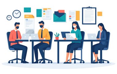 business people in office