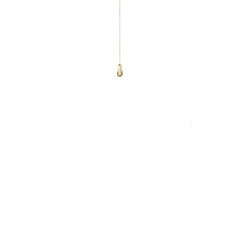Fototapeta premium Speech bubble hanging on string isolated on transparent background