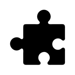 Puzzle piece graphic vector illustration for problem solving and strategy concepts design