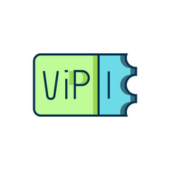 Filled outline Train ticket icon isolated on white background. Travel by railway. Flat filled outline style with shadow. Vector