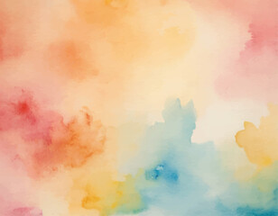 Obraz premium Colorful watercolor hand painted background