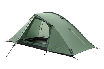tourist tent on white background