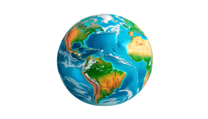 Transparent Earth PNG – High Quality Globe Image with Clear Background