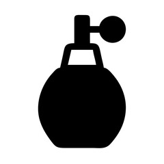 Perfume bottle vector icon fragrance aroma scent cosmetic beauty product essential oil atomizer 90