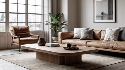 This coffee tables streamlined design fits perfectly in a minimalist living room