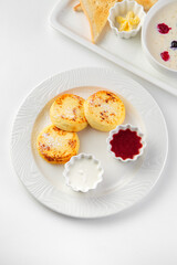 Hearty and delicious breakfast with spices