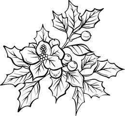 Beautiful floral design element