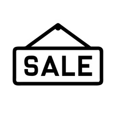Sale sign vector graphic design for retail promotion and discount advertising campaign template
