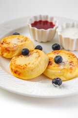 Hearty and delicious breakfast with spices