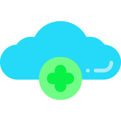 Add Cloud icon vector illustration