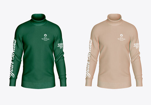 Men's Turtleneck mockup