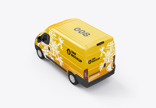  Cargo Van Mockup