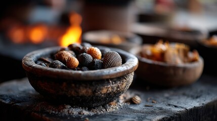 Indigenous cuisine prepared with native recipes for cultural preservation : ancestral food theme
