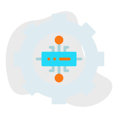 Server Settings icon vector illustration